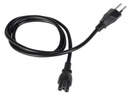 FURBER.power Netzkabel C5-T12 1.0 m Schwarz