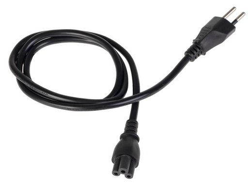 [90050977 986450] FURBER.power Netzkabel C5-T12 1.0 m Schwarz