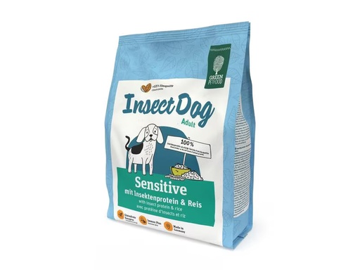 [90309848 1601216] Green Petfood Trockenfutter InsectDog Sensitive, 0.9 kg
