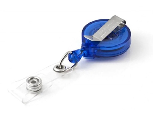 [90050988 1144282] KEY-BAK Ausweishalter KB Mini-Badge 90 cm, mit Clip, Blau