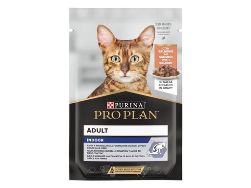 [90310013 1603448] Purina Pro Plan Nassfutter Adult Indoor Lachs in Sauce, 85 g