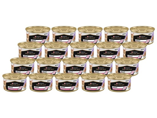 [90310025 1603470] Purina Pro Plan Nassfutter Adult Delicate Truthahn, 24 x 85 g
