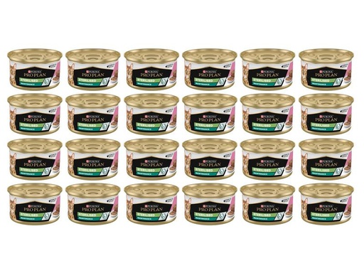 [90310050 1603468] Purina Pro Plan Nassfutter Sterilised Maintenance Thunfisch&amp;Lachs, 24 x 85 g