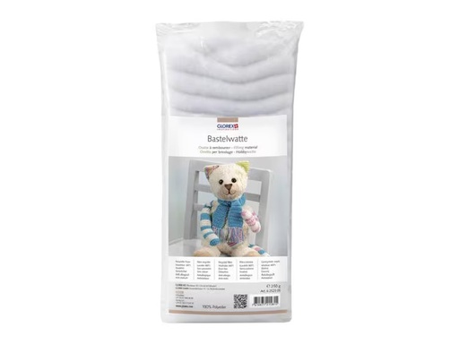 [90310146 1607047] Glorex Füllwatte Weiss, 250g