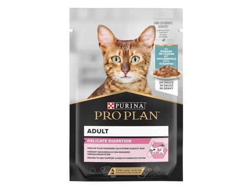 [90310252 1603450] Purina Pro Plan Nassfutter Delicate Digestion Hochseefisch in Sosse, 85 g