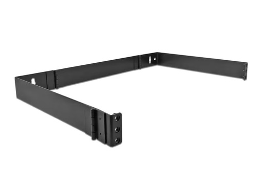 [90310401 1610542] Delock 19 Wandhalterung 1 HE faltbar, Schwarz