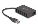Delock Netzwerk-Adapter USB-A – SFP 1Gbps Schwarz