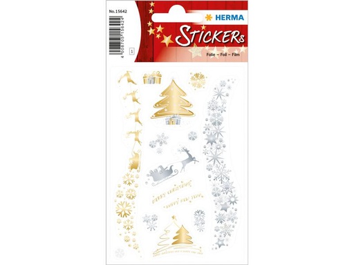 [90310518 1115165] Herma Stickers Weihnachtssticker Weihnachtszauber 1 Blatt à 14 Sticker