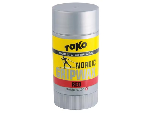 [90310601 1418452] TOKO Nordic Grip Wax Red 25 g