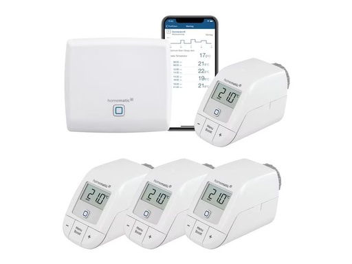 [90310745 1612141] Homematic IP Smart Home Starter Set Heizen 4 Thermostate