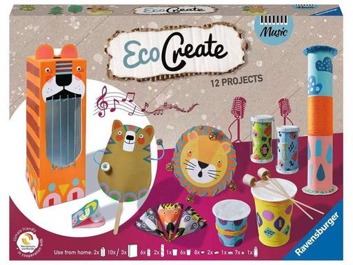[90311114 1556371] Ravensburger Bastelset EcoCreate «Make your own Music»