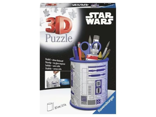 [90311180 1556341] Ravensburger 3D Puzzle Utensilo – Star Wars R2D2