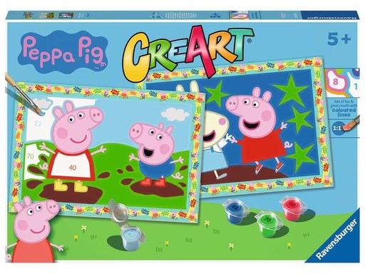 [90311201 1556410] Ravensburger Malset CreArt: Peppa Pig