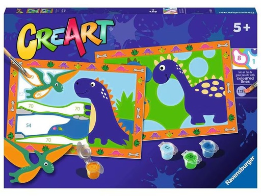 [90311259 1556408] Ravensburger Malset CreArt: Land of the Dinosaurs