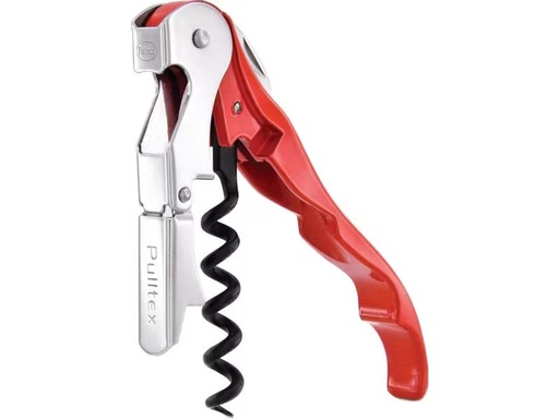 [90311390 1613502] Pulltex Korkenzieher Classic Rot