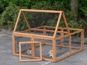 Sanilu Freilaufgehege Filou Braun, 109 x 116 x 48 cm