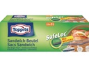 Toppits Sandwichbeutel Safeloc 19 cm x 21.5 cm, 25 Stück