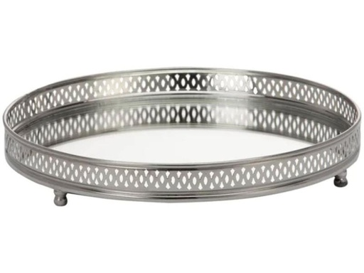 [90311816 1601363] Lene Bjerre Dekoschale Bethel Ø 25 cm, 1 Stück, Silber