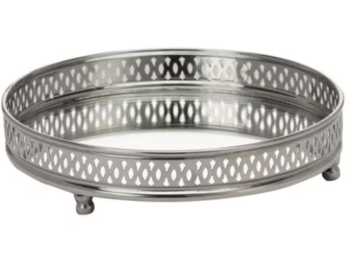 [90311965 1601362] Lene Bjerre Dekoschale Bethel Ø 16 cm, 1 Stück, Silber