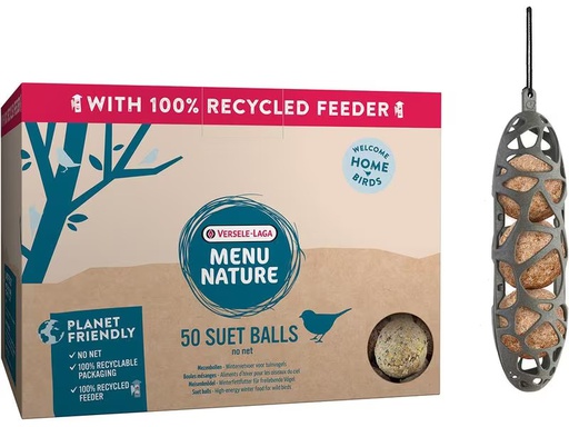 [90312106 1602964] Versele Laga Wintervogelfutter Menu Nature Planet friendly, 50 Stk.