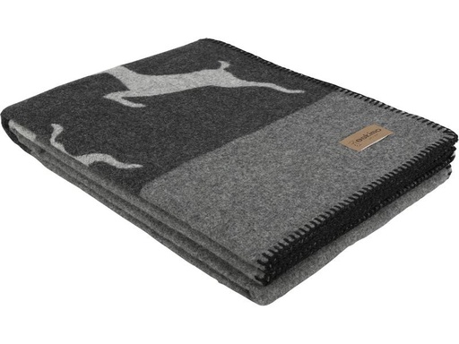 [90312377 1609596] Eskimo Decke Sedrun 140 x 180 cm, Anthrazit