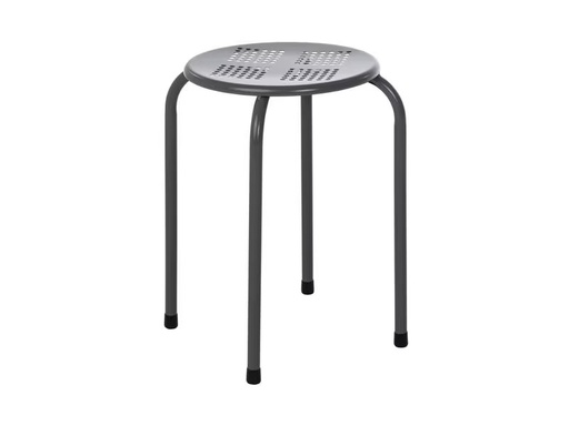 [90312486 1574558] COCON Hocker Metall, Grau