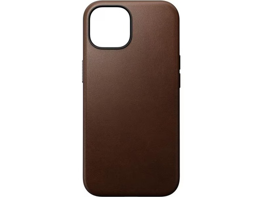 [90312632 1591295] Nomad Back Cover Modern Leather iPhone 15 Braun