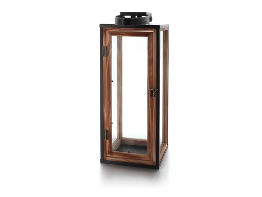 [90312844 1616657] balthasar Laterne Umber 50 cm, Braun/Schwarz