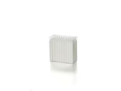 [90312989 1616653] balthasar Kerze Geburtstag 7.5 cm x 0.8 cm, Weiss, 50 Stück