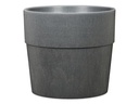 scheurich Blumentopf Groove 26 cm, Anthrazit