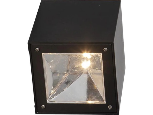 [90051318 1160537] Star Trading Wandleuchte Solar Wally Cube, Schwarz