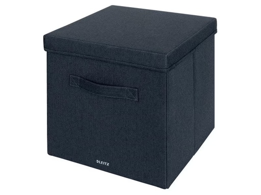 [90313245 1615377] Leitz Faltbox Fabric Dunkelgrau/Grau, 2er Pack