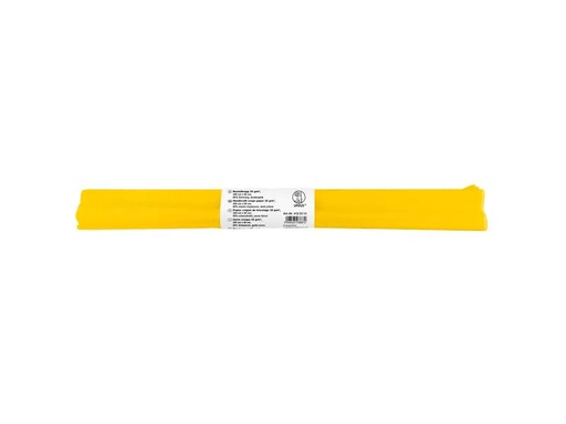 [90051362 1107436] URSUS Krepppapier 50 cm x 2.5 m, 32 g/m², Dunkelgelb