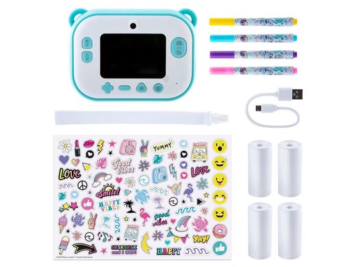 [90313716 1555097] Canal Toys Instant Camera Hellblau/Mehrfarbig/Weiss