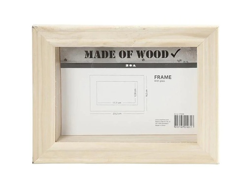 [90051447 656889] Creativ Company Holzartikel 3D 23,2 cm 1 Stück