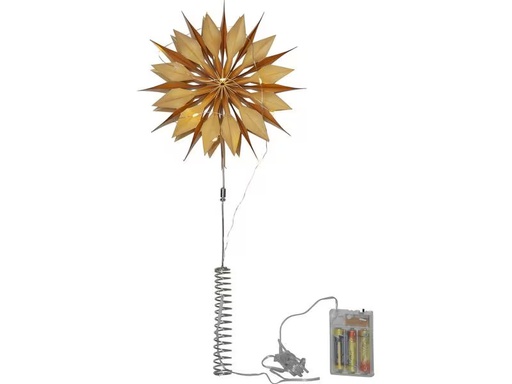 [90314410 1568579] Star Trading Baumspitze Flinga, 43 cm, Gold