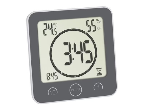 [90314465 1614790] TFA Dostmann Tischuhr mit Timer Weiss