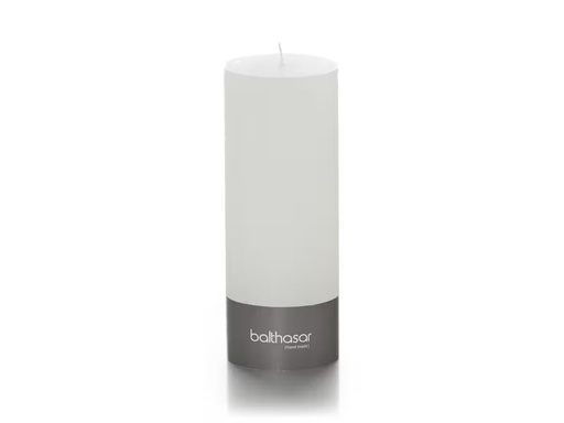 [90314483 936068] balthasar Zylinderkerze Rustico 18 cm x 7 cm, Weiss