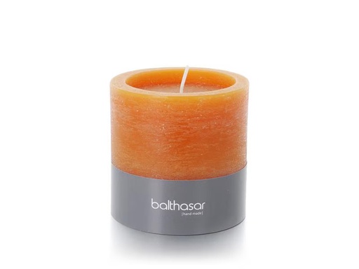 [90314702 1616671] balthasar Kerze Rustico 10 cm x 10 cm, Orange