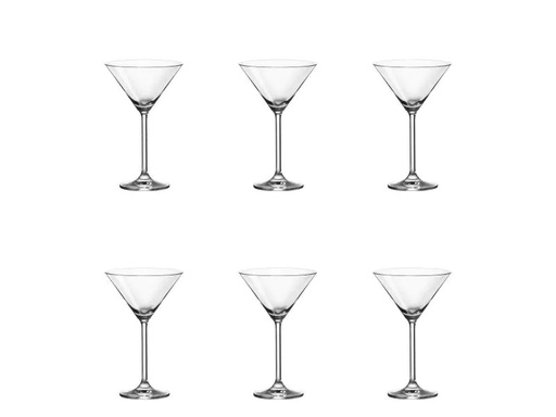 [90051512 552342] Leonardo Martiniglas Daily 270 ml, 6 Stück, Transparent