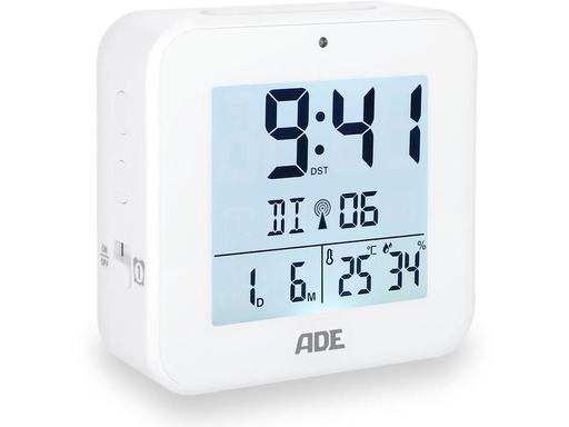 [90314933 1619352] ADE Funkwecker mit Nachtlichtsensor
