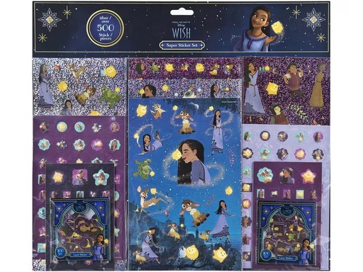 [90314992 1585107] Undercover Motivsticker Disney: Wish 1 Stück Violett