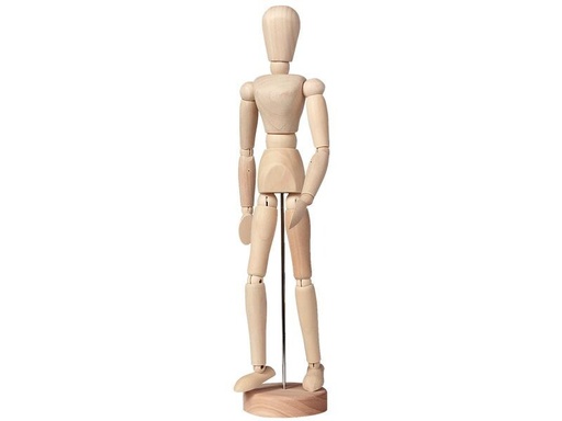 [90315013 1622463] Talens Holzartikel Gliederpuppe Mann 30 cm