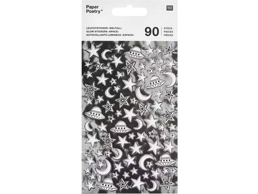 [90315017 1601735] Rico Design Motivsticker Weltall 1 Blatt