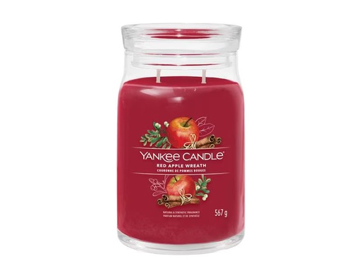 [90315080 1537715] Yankee Candle Signature Duftkerze Red Apple Wreath Signature Large Jar