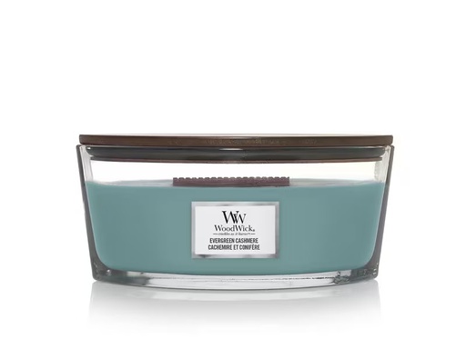 [90315149 1555538] Woodwick Duftkerze Evergreen Cashmere Ellipse