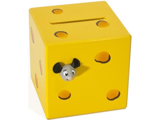 [90315240 1611666] Weizenkorn Spardose Käse/Maus
