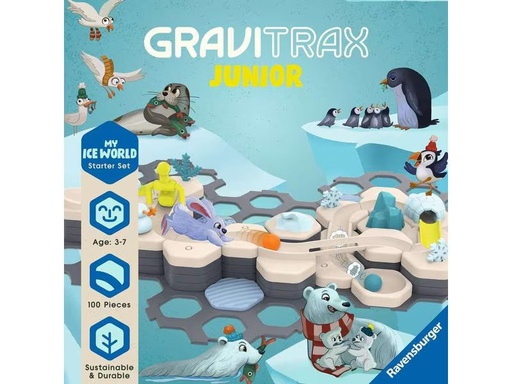 [90315322 1556421] Ravensburger Kugelbahn GraviTrax Junior Starter-Set L Ice