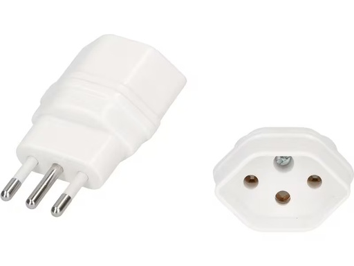[90315448 1611169] Max Hauri Reiseadapter Italien / Typ 13 3-polig