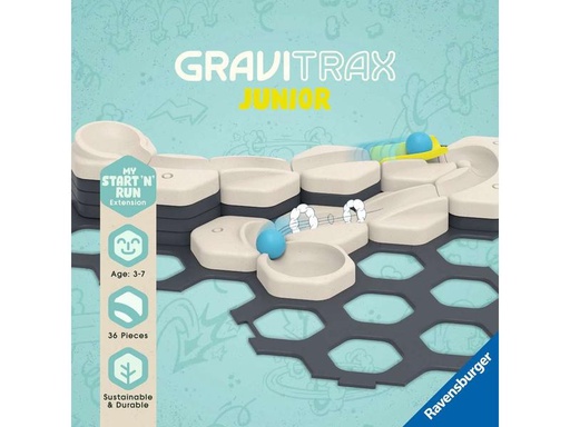 [90315499 1556438] Ravensburger Kugelbahn GraviTrax Junior Starter-Set S Start and Run
